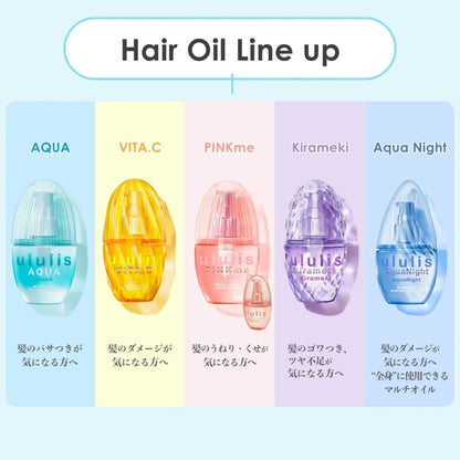 Ululis Pink Me for Wavy Care Neko Water Conc Sleek Hair Oil