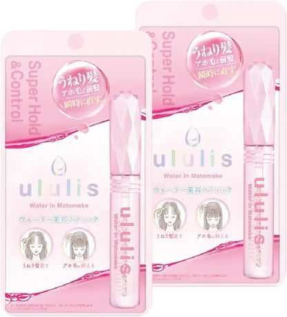 Ululis Water-In Matte Make Stick Stray Hair Fix - Pink - 4571509301715