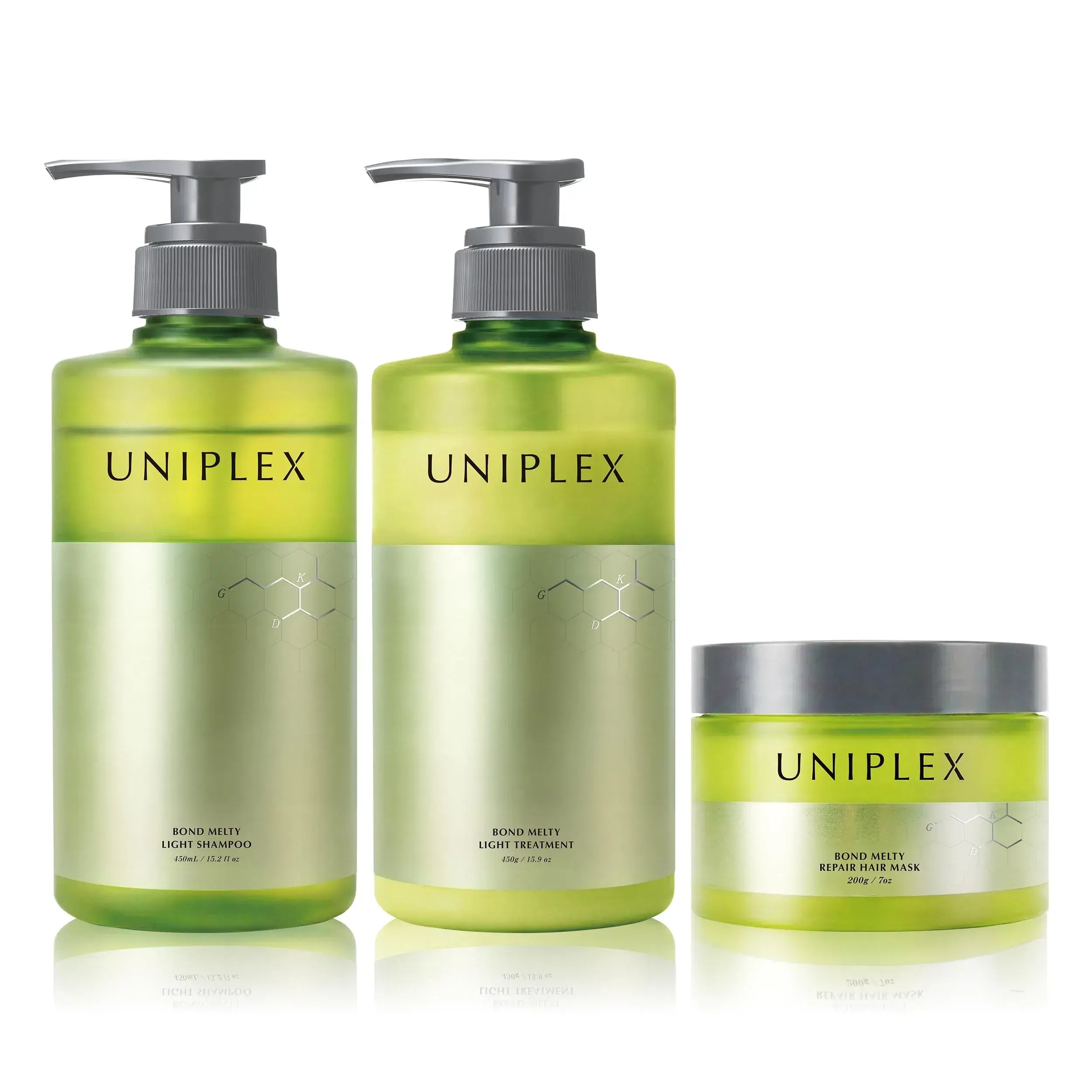 Uniplex Hair Treatment Product - 3 Pc Set - 4582445108382