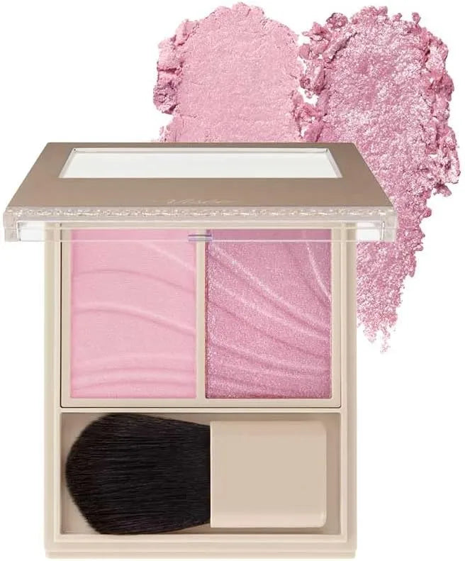 Visee Layered Fleuri Cheek Glossy Blood Tone with Collagen and Hyaluronic Acid - PK-1 Peony Pink
 - 4971710619737