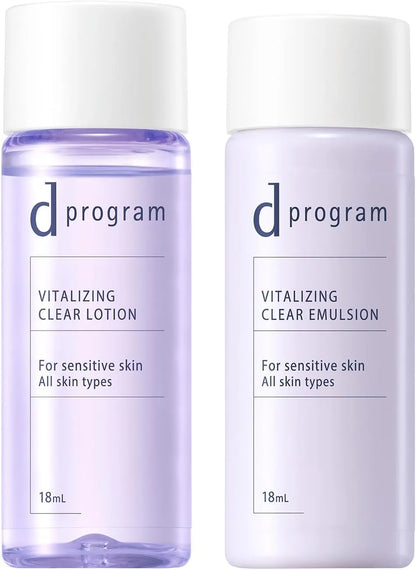 Vitalizing and Clear Lotion EX 4.2 fl oz Fragrance-Free Moisturizing Milk by d program - Trial Size
 - 4514254231920
