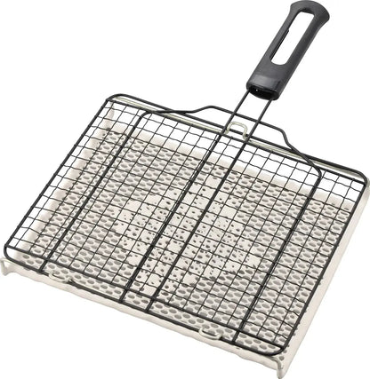 Wahei Freiz Yakitsudzumi Grilling Mesh for Gas Flame Ceramic Fluorocarbon - Ceramic - 4903779444197