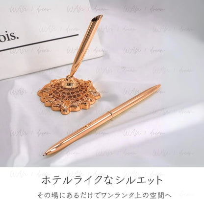 Wan 1 Dream Design Pen and Stand Refill Included Desk Pen