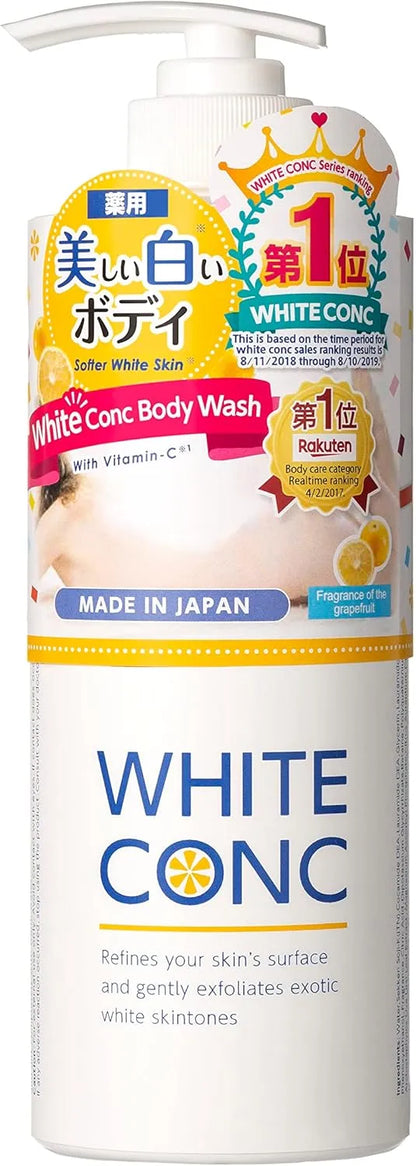 White Conc Body Shampoo 33.8 fl oz Whitening Dullness Care - 600mL
 - 4990110005933