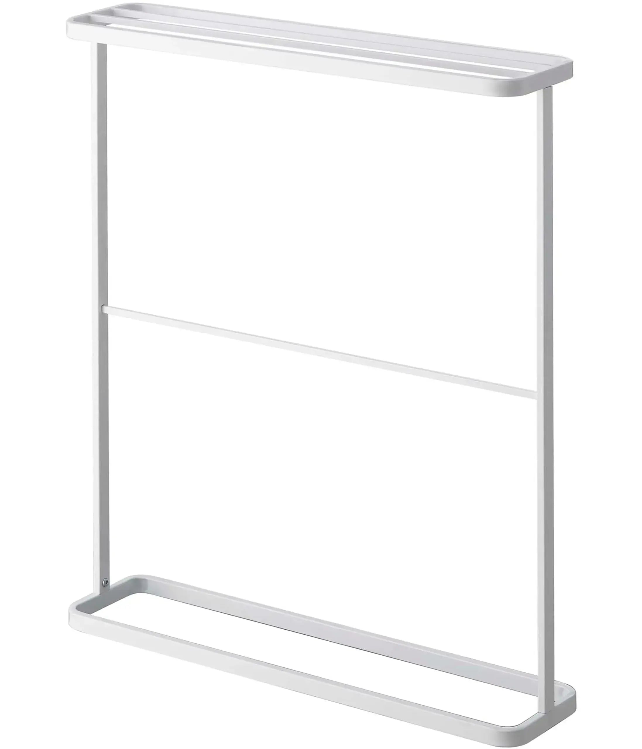 Yamazaki Jitsugyo Bath Towel Hanger Rack - White - 699234045156