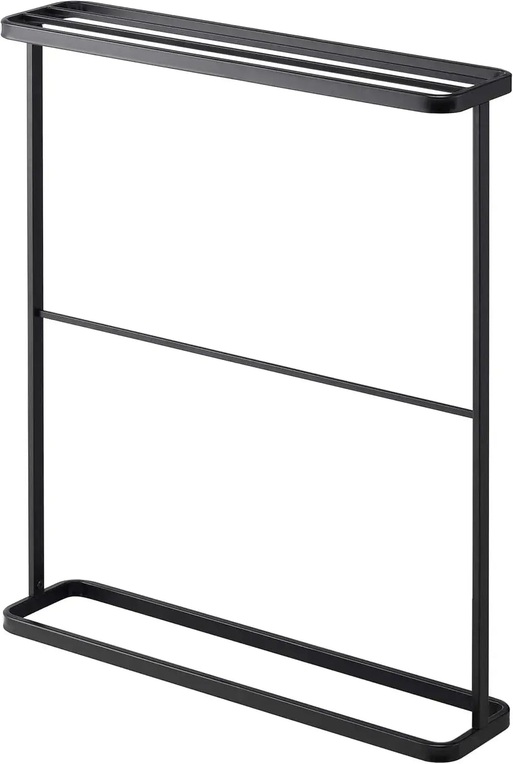 Yamazaki Jitsugyo Bath Towel Hanger Rack - Black - 4903208074667