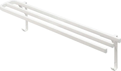 Yamazaki Jitsugyo Bath Towel Hanger Rack - White-Wall - 4903208058513