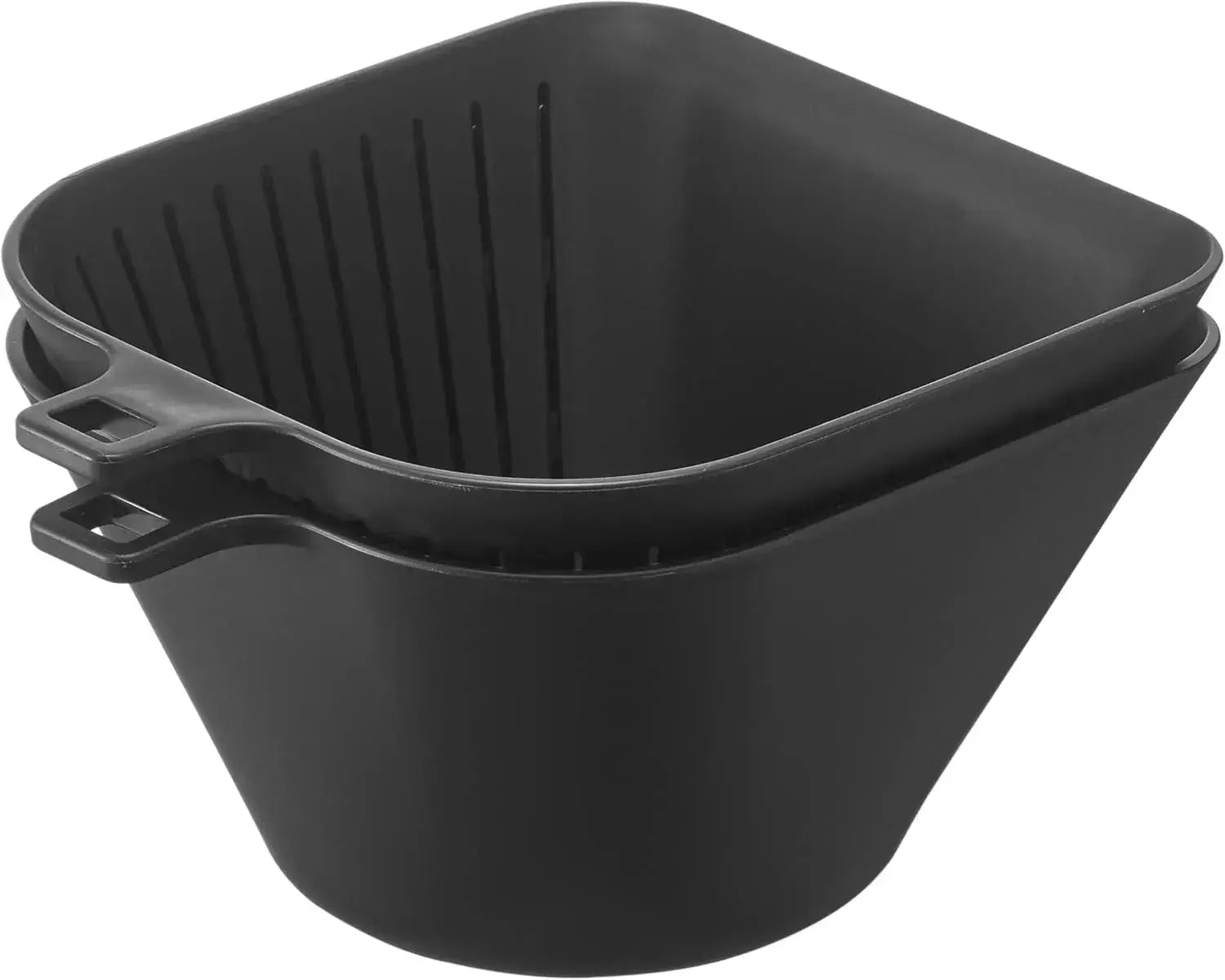 Yamazaki Tower Chili Bowl Colander Set - Black M 600ml - 4903208108485