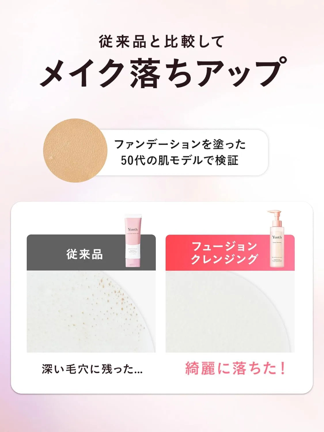 Yunth Fusion Cleansing Gel 4.1 fl oz with 92% Natural Ingredients