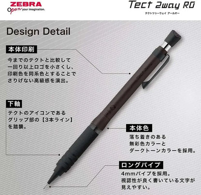 Zebra Pen P-MA141 Mechanical Pencil Tect 2-Way RO Series