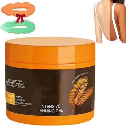 ZGFHNY Intensive Tanning Gel Natural Accelerator Cream Brown