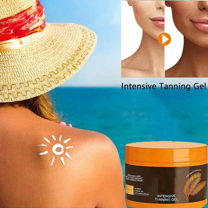 ZGFHNY Intensive Tanning Gel Natural Accelerator Cream Brown
