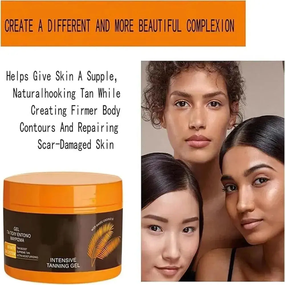 ZGFHNY Intensive Tanning Gel Natural Accelerator Cream Brown