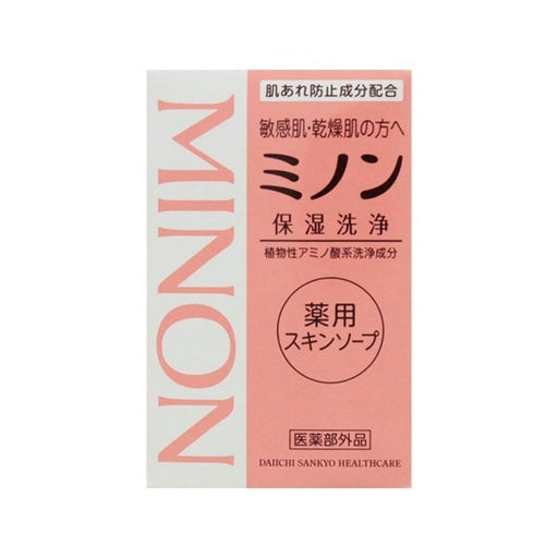 Minon Medicated Skin Soap 80g Solid Face Wash Soap Japan With Love