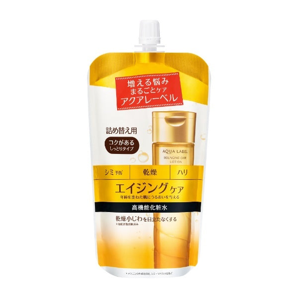 Shiseido Aqua Label Bouncing Care Lotion Rich Moist 180ml [refill] - Lotion For Aging Skin