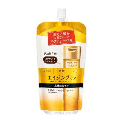 Shiseido Aqua Label Bouncing Care Lotion Rich Moist 180ml [refill] - Lotion For Aging Skin