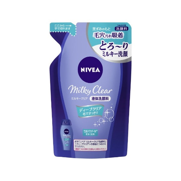 Nivea Milky Clear Washing Pigment Deep Refill 130ml Japan With Love