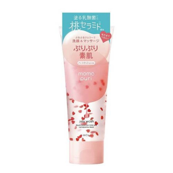 Momopuri Moisturizing Jelly Face Wash 100g - Japanese Moisturizing Facial Cleanser