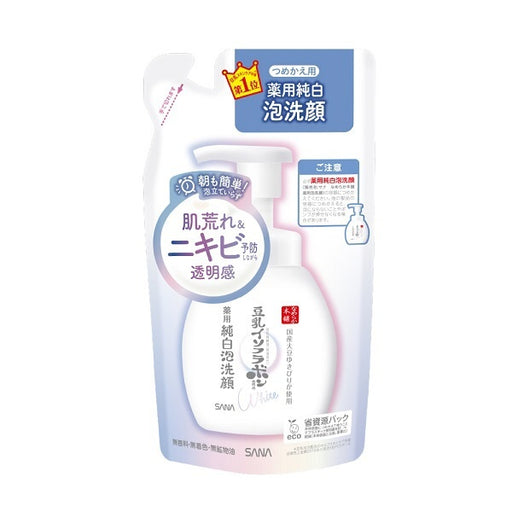 Sana Smooth Honpo Medicinal Foam Face Wash Refill 180ml Japan With Love