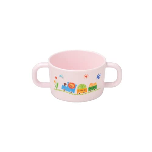 10Pc Threeline Two-Handed Pink Mug Poppoland Japan (127X82X51Mm 180Cc) Cd-9Plp Melamine Dishwasher Safe Tableware For Kids & Commercial Use