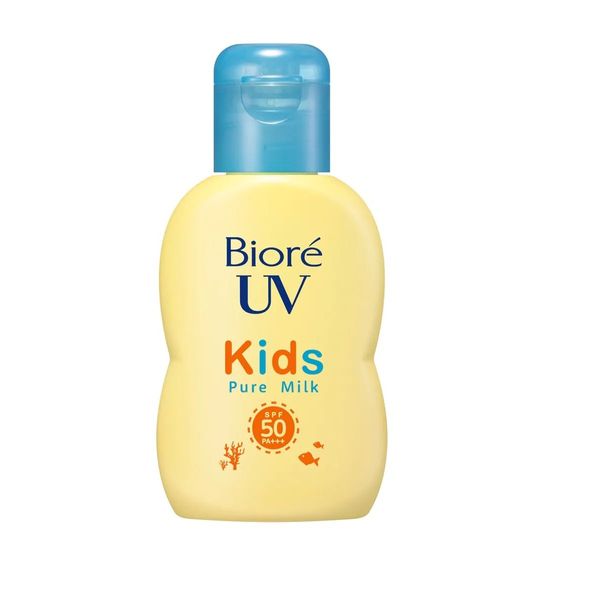 Biore UV 儿童纯牛奶防晒霜 SPF50 / PA +++ 70ml 无香料