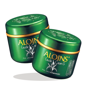 Aloins Eaude Cream S 含芦荟提取物全身使用 185g - 日本芦荟保湿霜