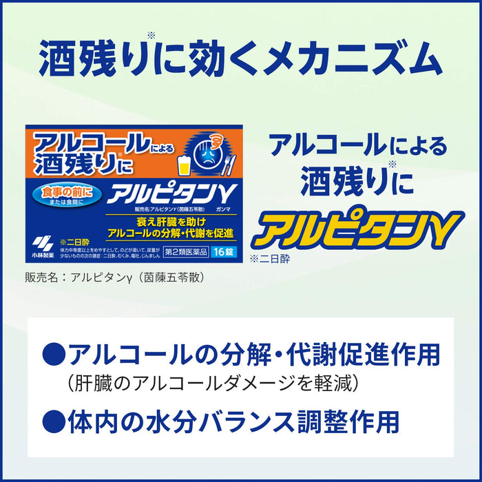 Alpitan Gamma 16 Tablets [2 Drugs] - Made In Japan