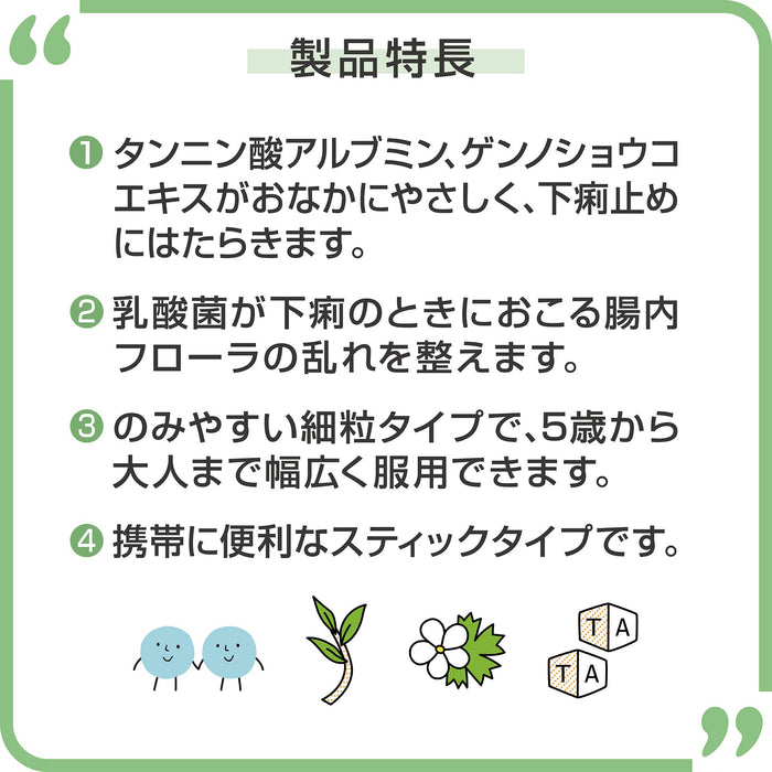 Biofermin 止泻药 [2 种药物] 12 粒胶囊来自日本