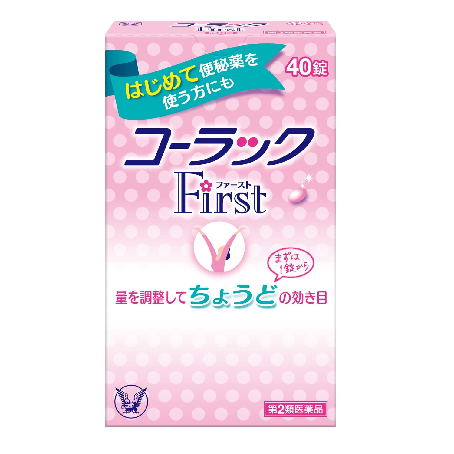 Colac First 40 Tablets - 2 Drugs - Japan