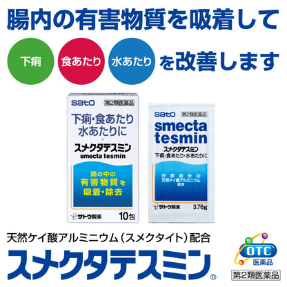 Sato Pharmaceutical Japan [2 Drugs] Smectatemin 10 Capsules
