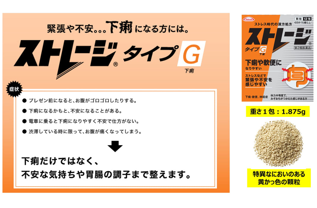 儲存類型 G 12 包 [2 種藥物] - 日本製造商
