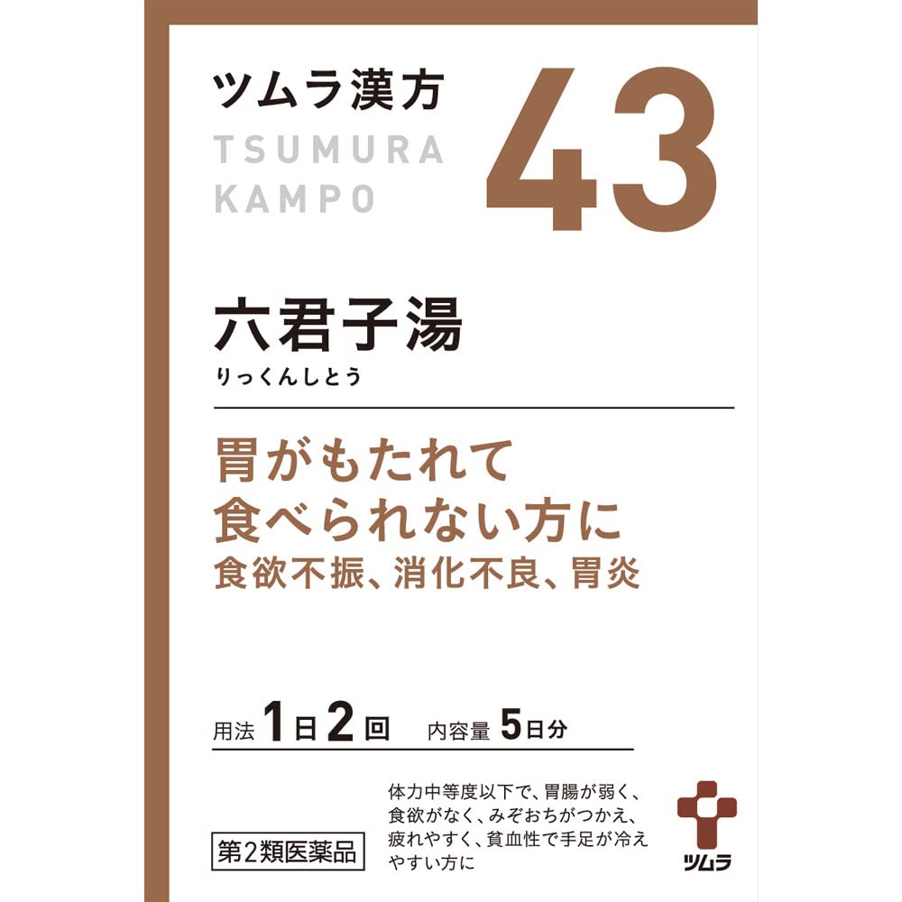Tsumura Kampo Rikkunshito Extract Granules 10 Capsules | Japan | 2 Dru