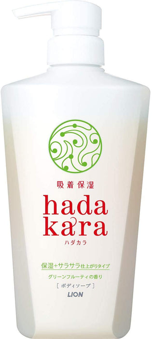 Mp Hadakara Body Soap Japan Moisturizing + Smooth Finish Green Fruity Scent 480Ml (Set Of 3) 2017