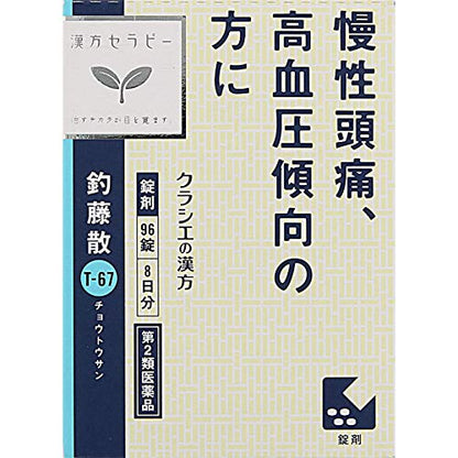 Kracie Pharmaceuticals Jps Chotosanryo Extract Tablets (2Nd-Class Otc Drug) 96 Tablets Japan