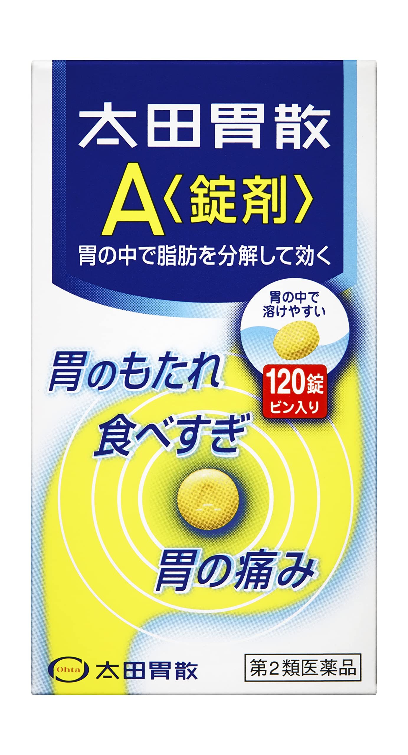 Ohta&#39;S Isan A Tablets 120 Tablets - 2Nd Class Otc Drug From Japan