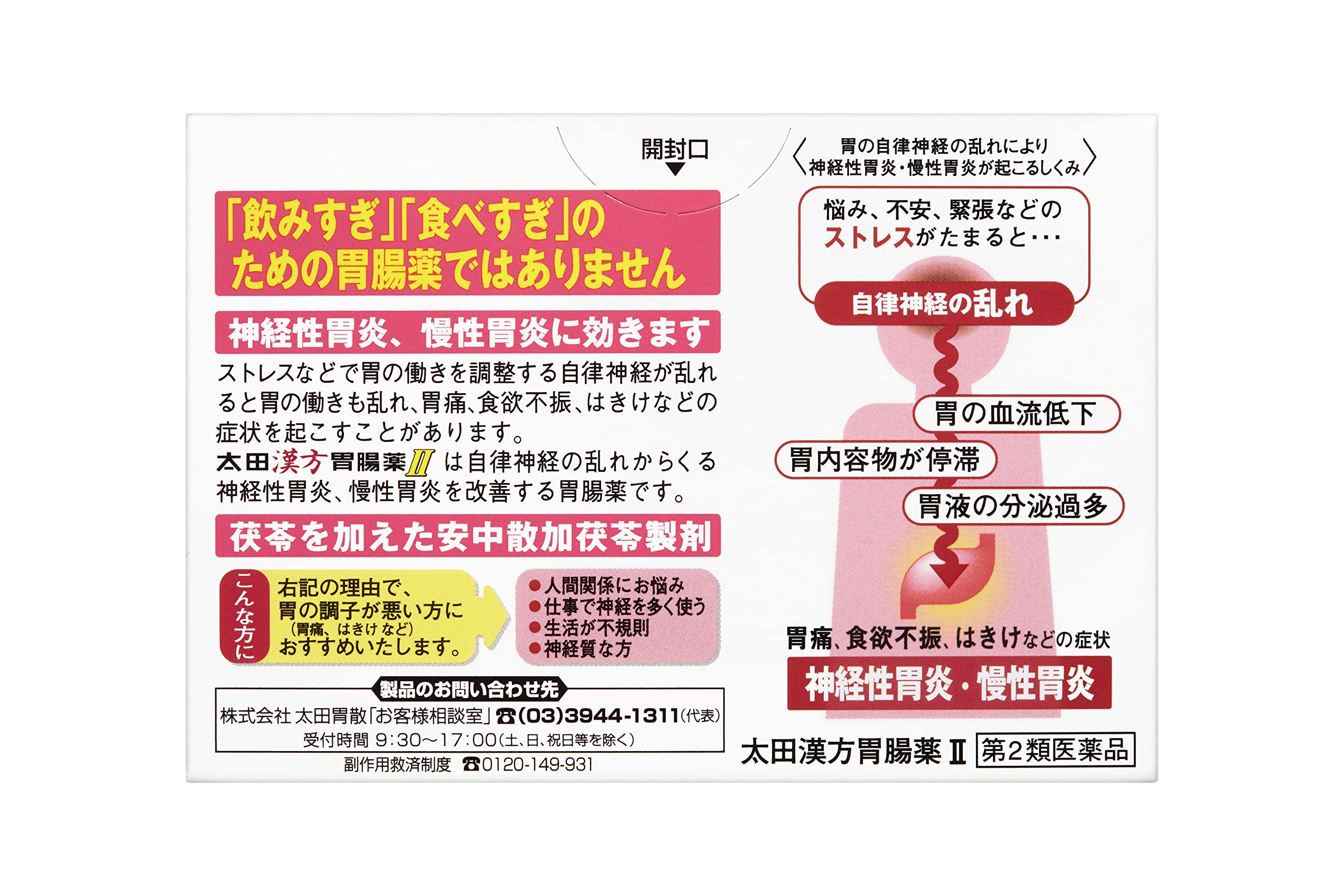 Ohta'S Isan 2Nd-Class Otc Drug Ota Kampo Gastrointestinal Medicine Ii 34 Packs - Japan