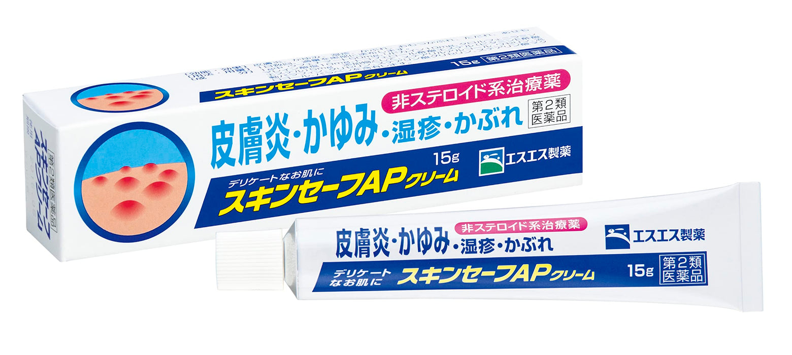 Ss Pharmaceutical Skin Safe Ap Cream 15G Japan - 2Nd-Class Otc Drug Self-Medication Tax System
