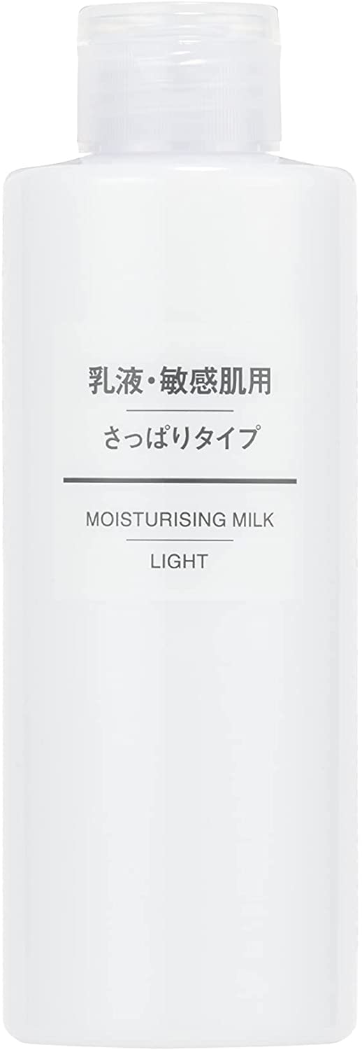Muji Moisturing Milk Refreshing Type 200ml - Light Emulsions For Sensitive Skin