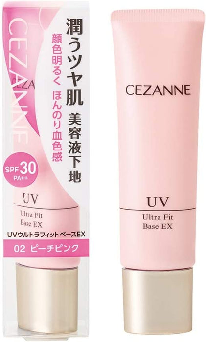 Cezanne Cosmetics UV Ultra Fit Base N 02 Light Peach SPF36PA ++ 30g - Makeup Base Oily Skin