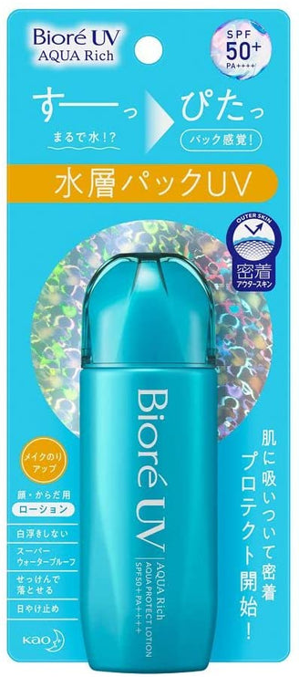 Bioré Uv Aqua Rich Aqua Protect Lotion SPF50+ PA++++ 70ml - Bioré Japan Sunscreen