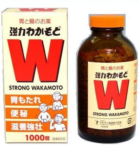 Wakamoto Strong Wakamoto 1000 片 - 日本維生素、礦物質和保健品