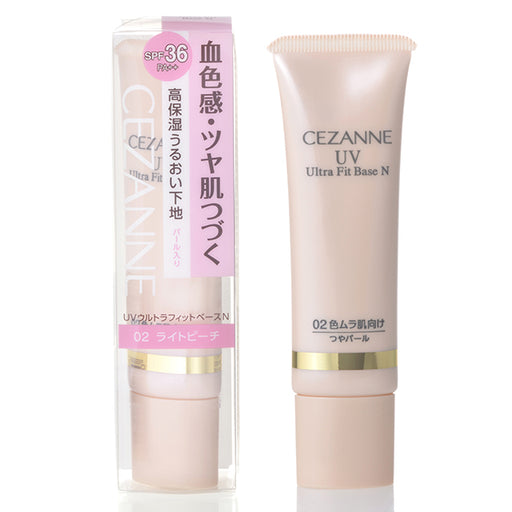 Cezanne Uv Ultra Fit Base N 02 Light Peach Japan With Love