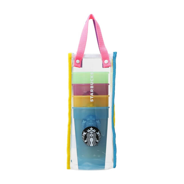 Starbucks Color Changing Cup Set Neon Colors Set Of 4