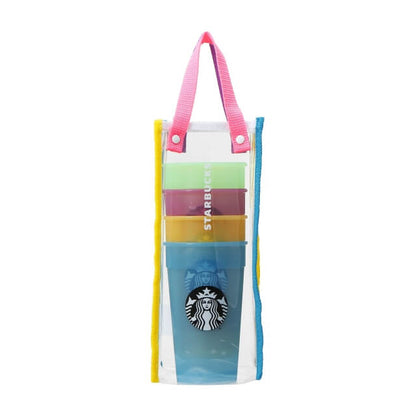 Starbucks Color Changing Cup Set Neon Colors Set Of 4 - Japanese Starbucks Cups