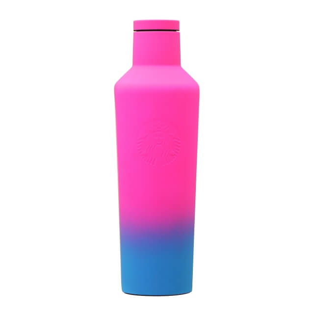 Stainless Steel Bottle Neon Pink 473ml - Japanese Starbucks