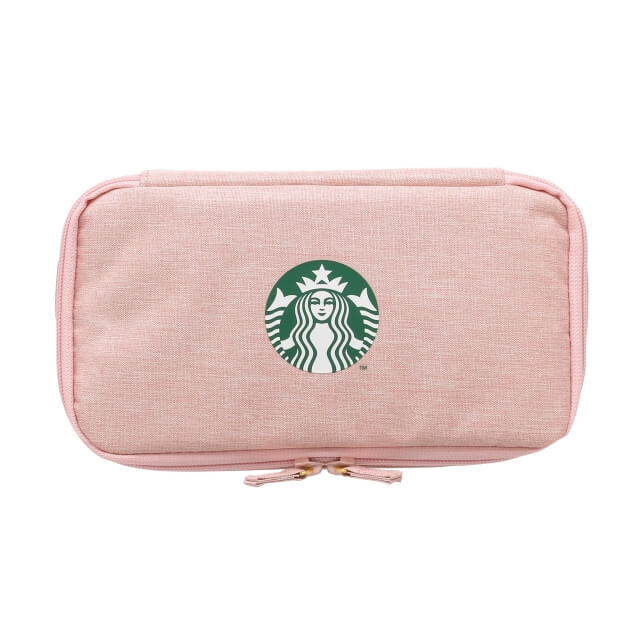 [Online Store Only] Starbucks Recycled Polyester Pouch Pink - Japanese Starbucks