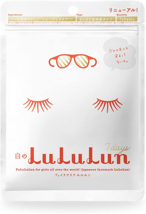 Lululun Face Mask 7 Sheets Beauty Balanced Moisturize