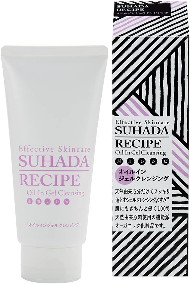 Taiyo Yushi Suhada Recipe Effective Skincare Oil-In-Gel Cleansing 120g - Makeup Remover