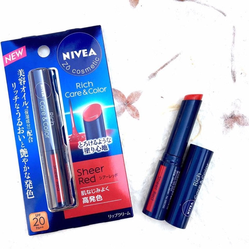 Nivea Rich Care & Color Lip - Sheer Red