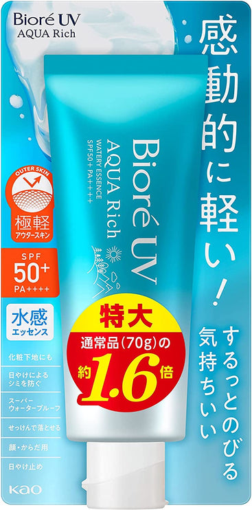 Biore UV Aqua Esencia acuosa rica - Tamaño grande (85 g)